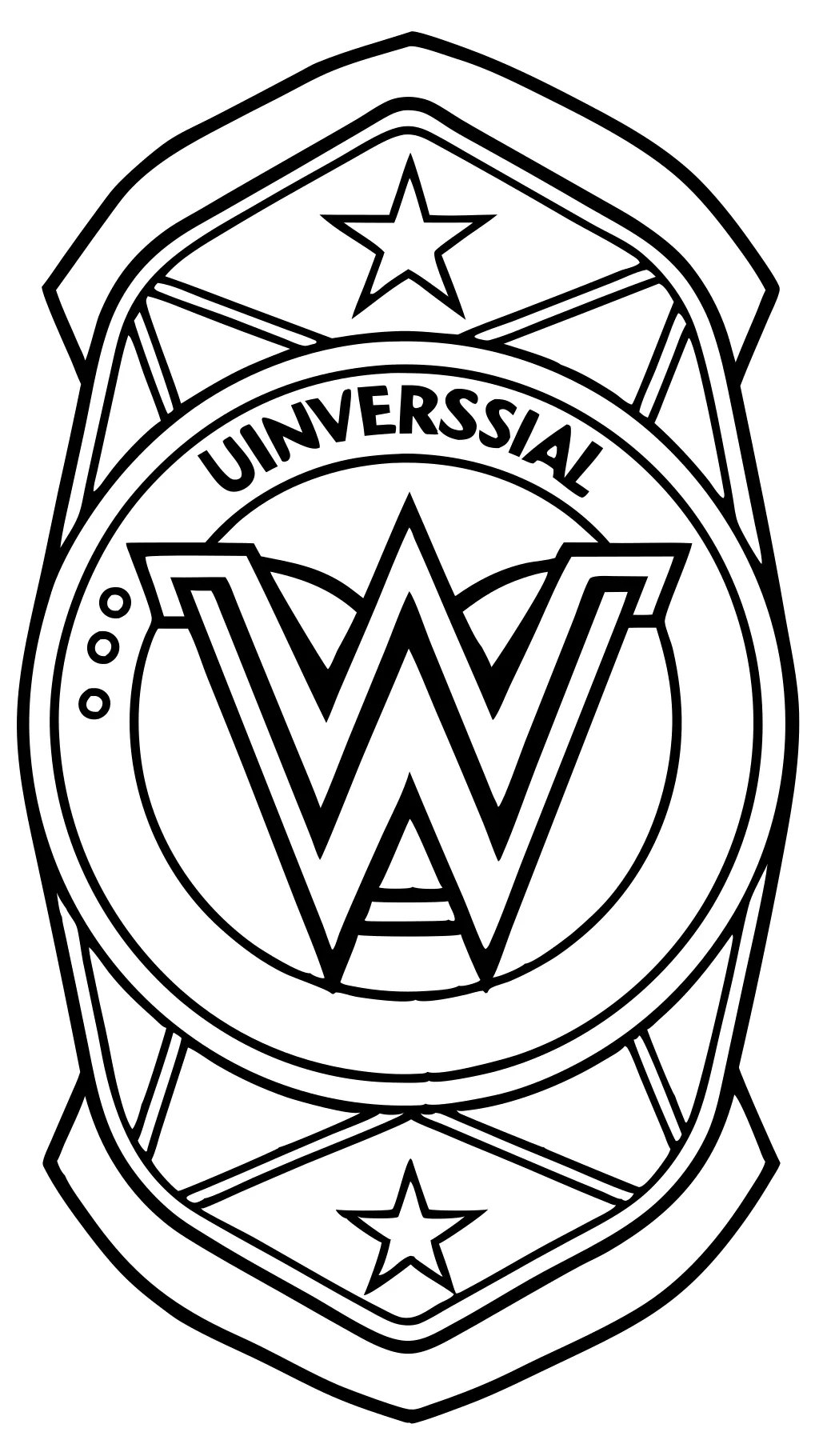 wwe belt coloring pages